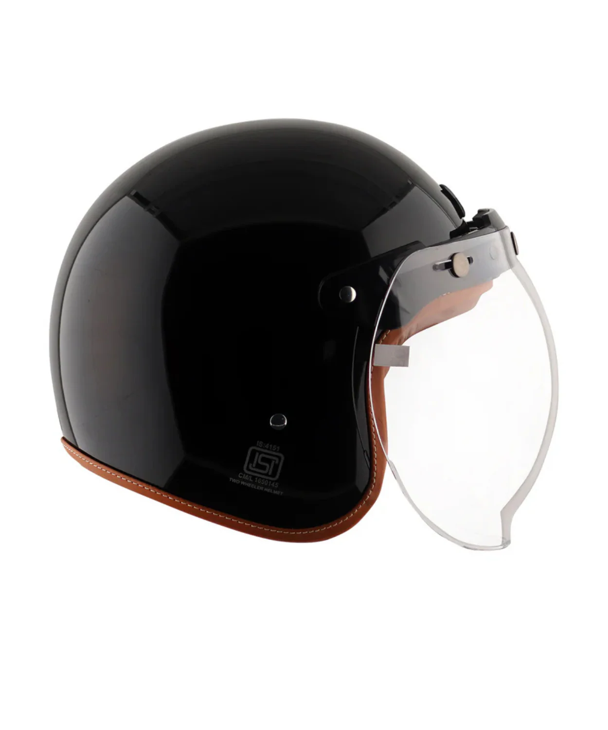 Axor Retro Jet Gloss Helmet - Black - Image 5