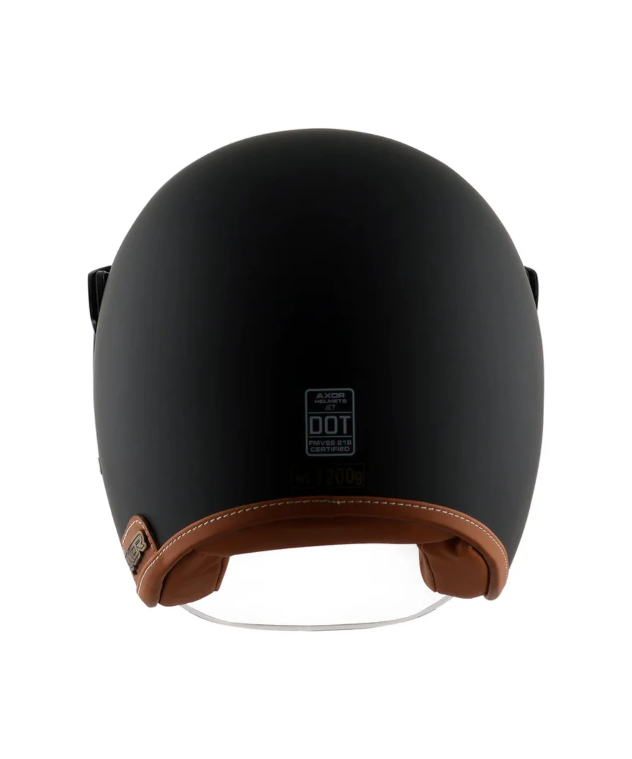 AXOR Retro Jet Helmet - Dull Black - Image 8