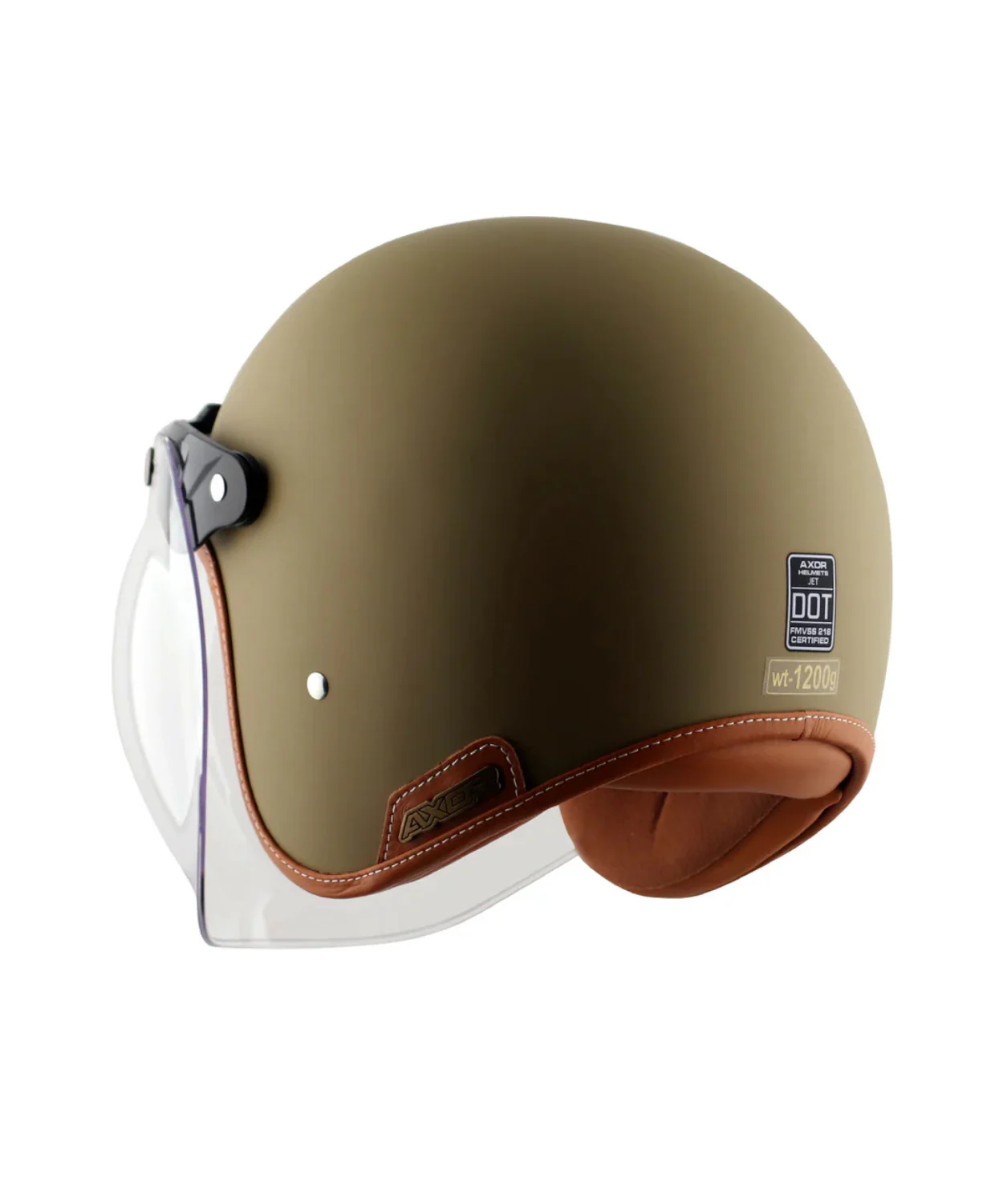 Axor Retro Jet Helmet - Dull Desert Storm - Image 7