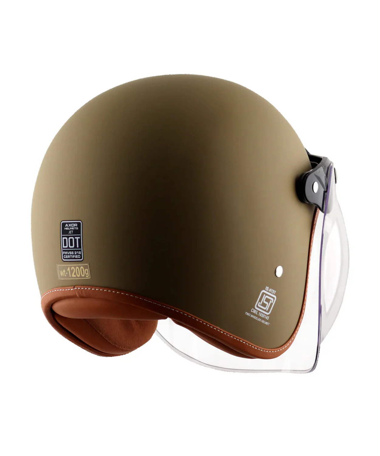 Axor Retro Jet Helmet - Dull Desert Storm - Image 8
