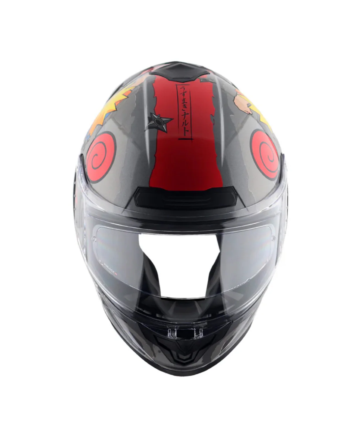 Axor Saber Naruto Helmet - Gloss Black Orange - Image 6