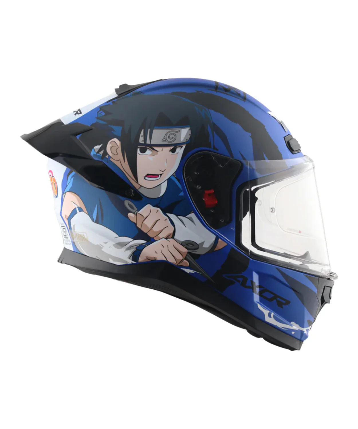 Axor Saber Sasuke Helmet - Matt Dark Blue Black - Image 2