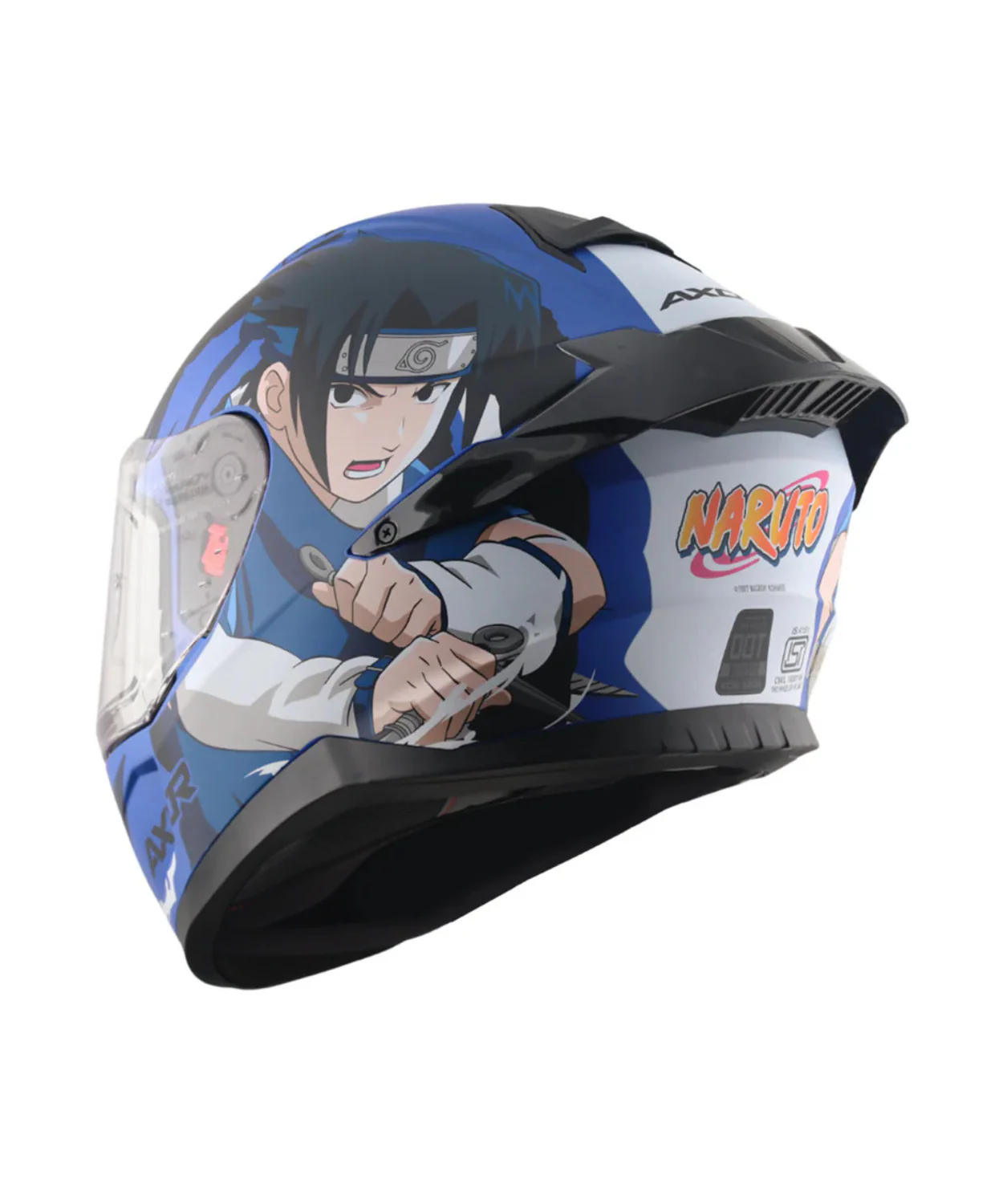 Axor Saber Sasuke Helmet - Matt Dark Blue Black - Image 7