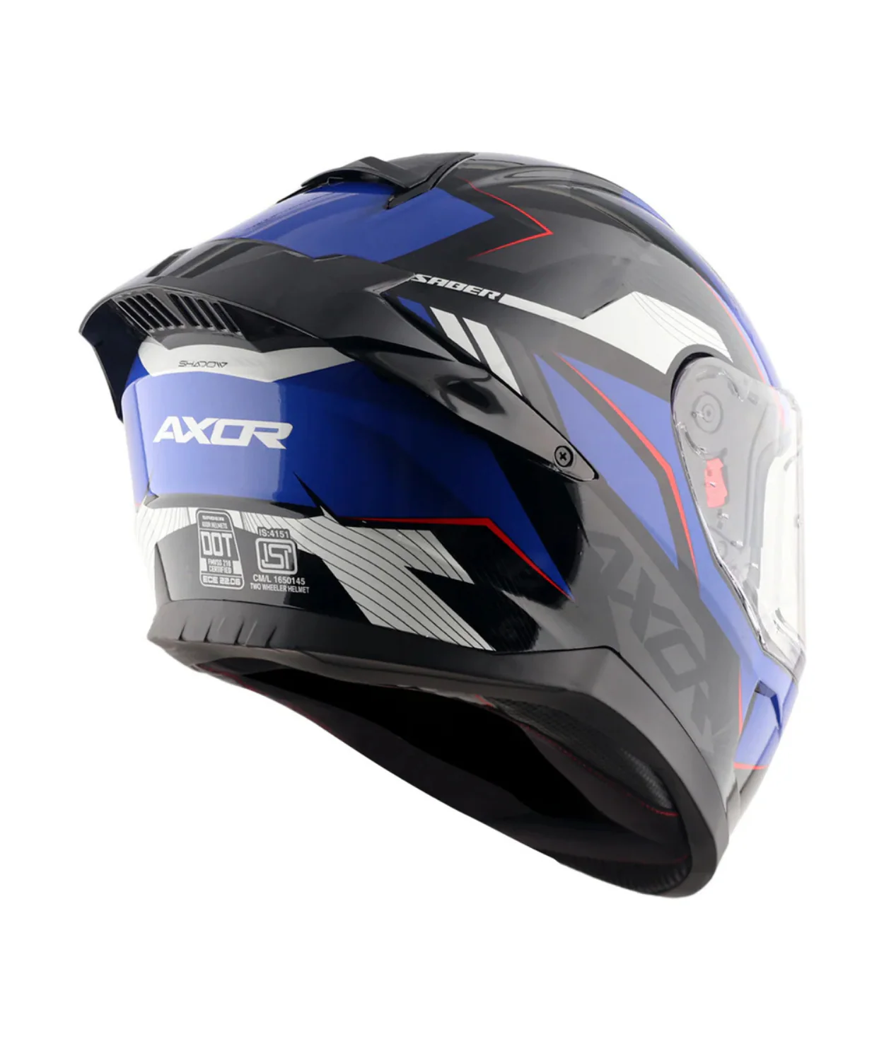 Axor Saber Shadow Helmet - Gloss Black Dark Blue - Image 7