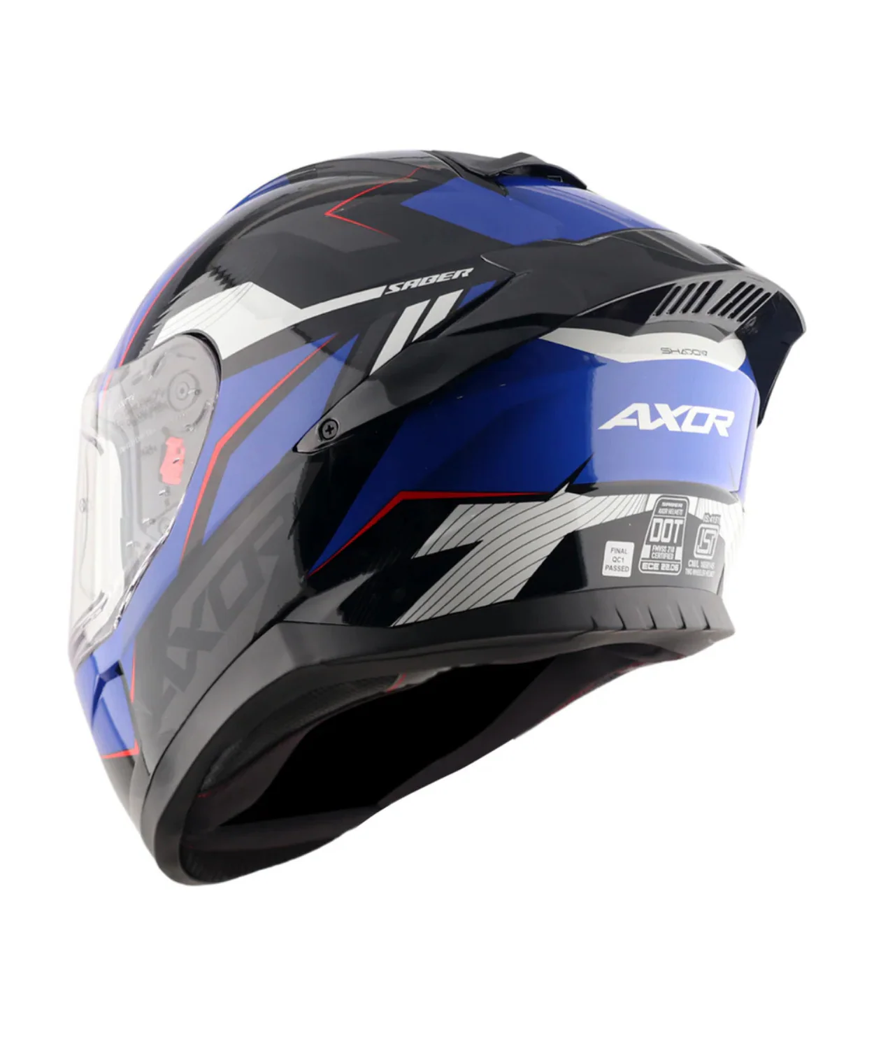Axor Saber Shadow Helmet - Gloss Black Dark Blue - Image 8