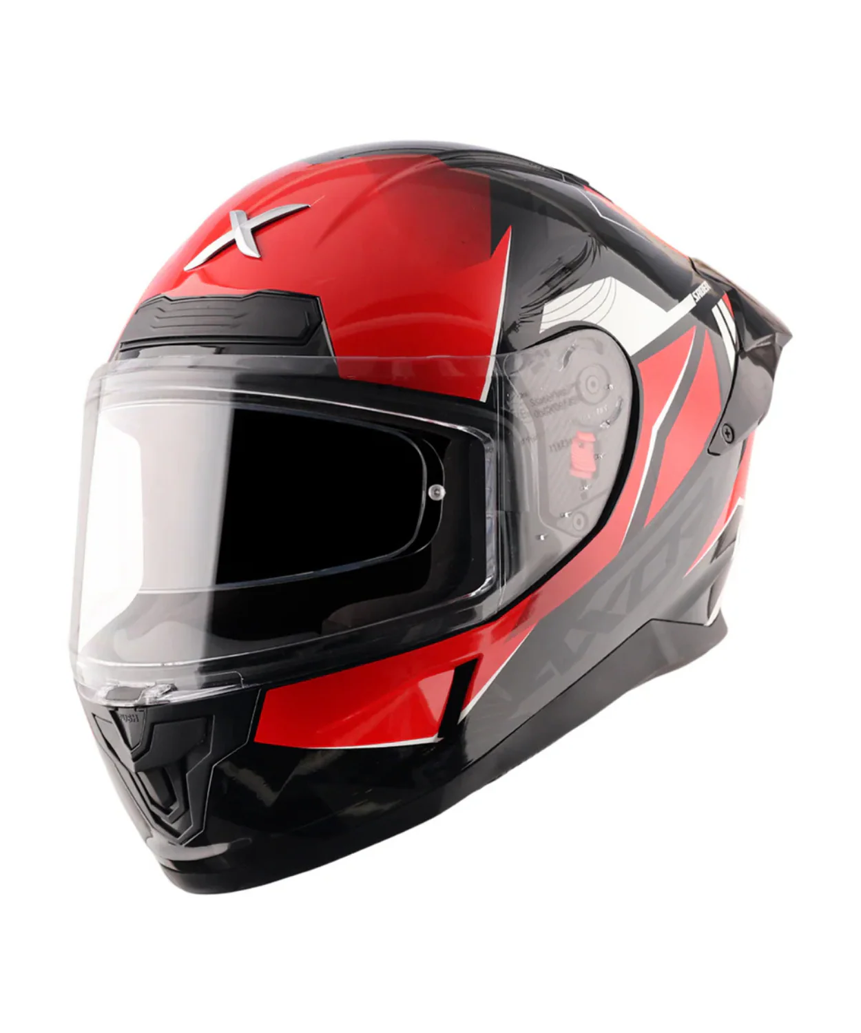 Axor Saber Shadow Helmet - Gloss Black Red - Image 4