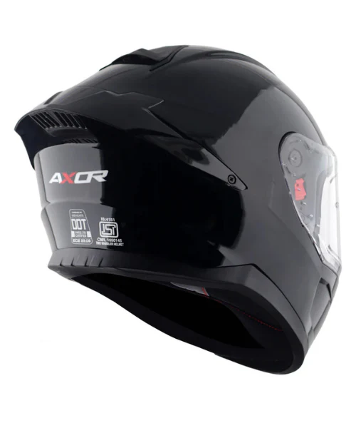 Axor Saber Single Color Helmet - Gloss Black - Image 7