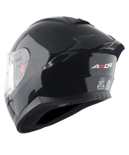Axor Saber Single Color Helmet - Gloss Black - Image 8