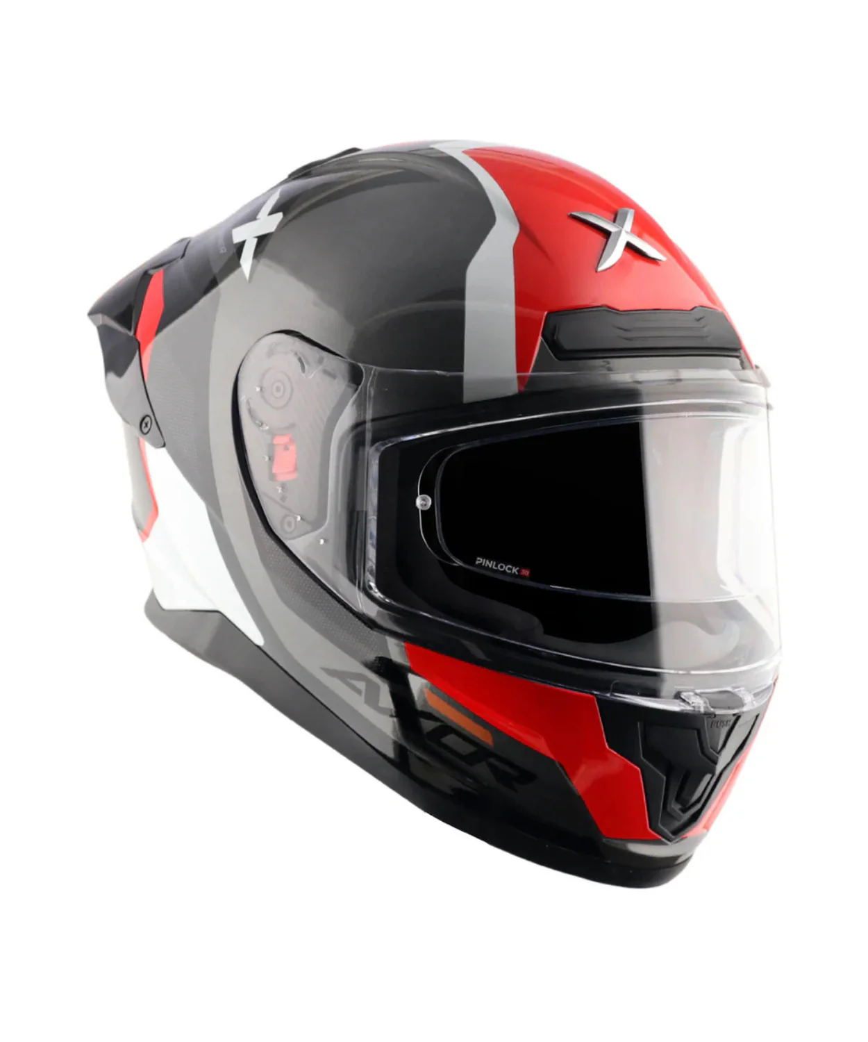 Axor Saber Spark Helmet - Gloss Black Red - Image 5