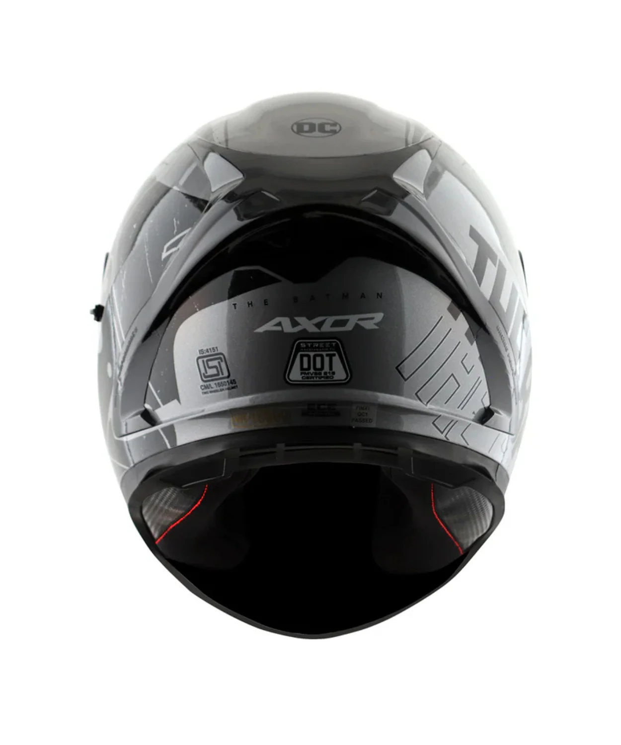 Axor Street Dc Batman Helmet - Anthracite Black - Image 9