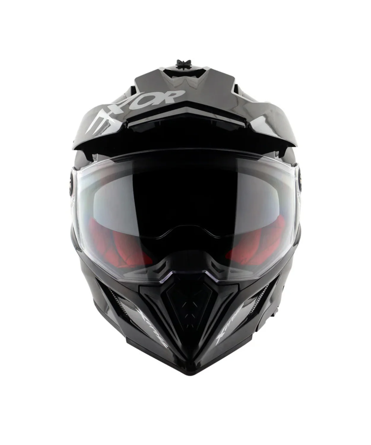 Axor X-Cross Dual Visor Sc Helmet - Black Red - Image 3