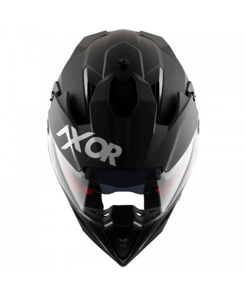 Axor X-Cross Dual Visor Sc Helmet - Dull Black Red - Image 6