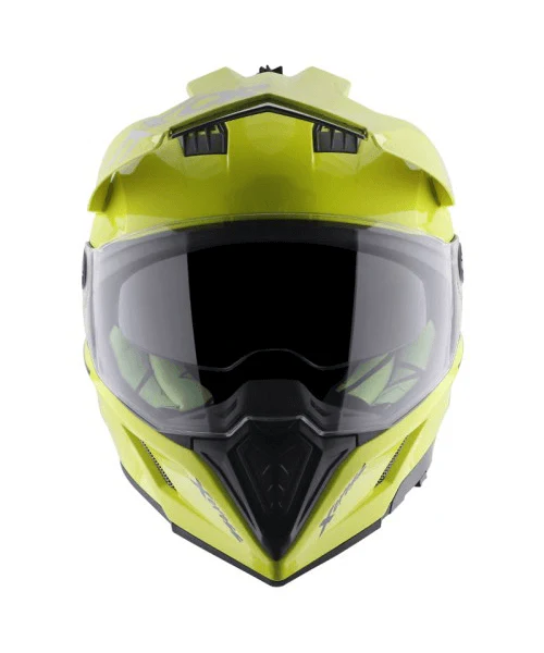 Axor X-Cross Dual Visor Sc Helmet - Neon Yellow Green - Image 6