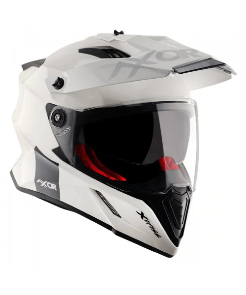 Axor X-Cross Dual Visor Sc Helmet - White - Image 4