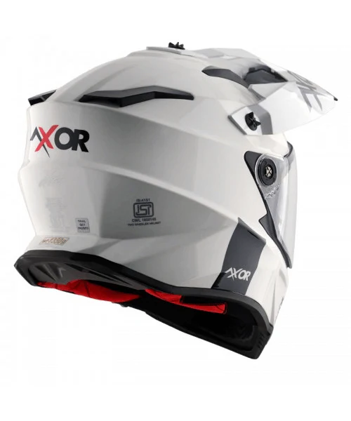 Axor X-Cross Dual Visor Sc Helmet - White - Image 7
