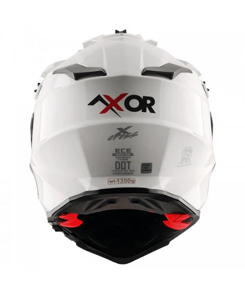 Axor X-Cross Dual Visor Sc Helmet - White - Image 9