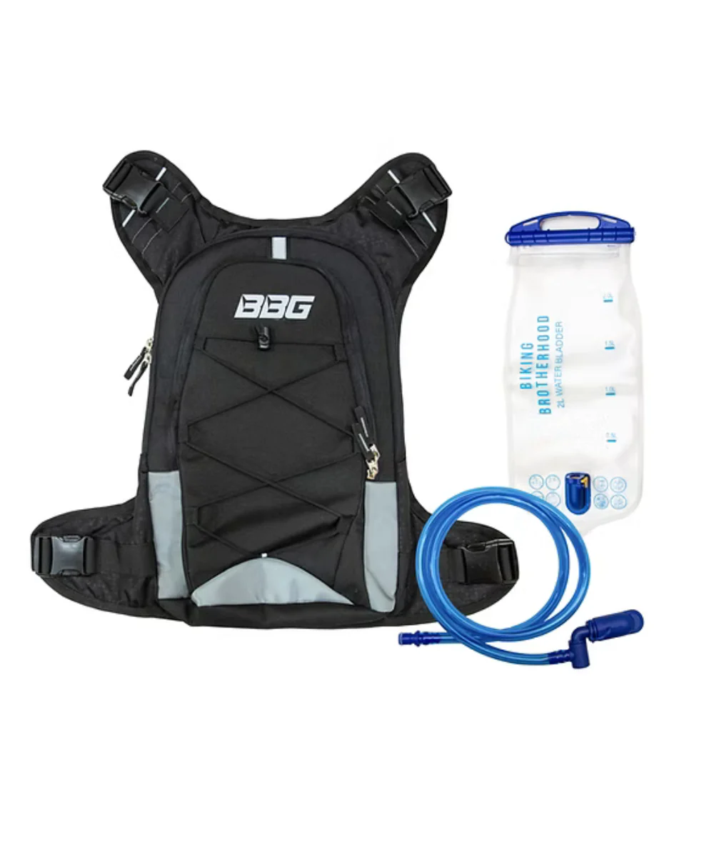 BBG Backpack with 2L Hydration Pouch - Black - Image 2