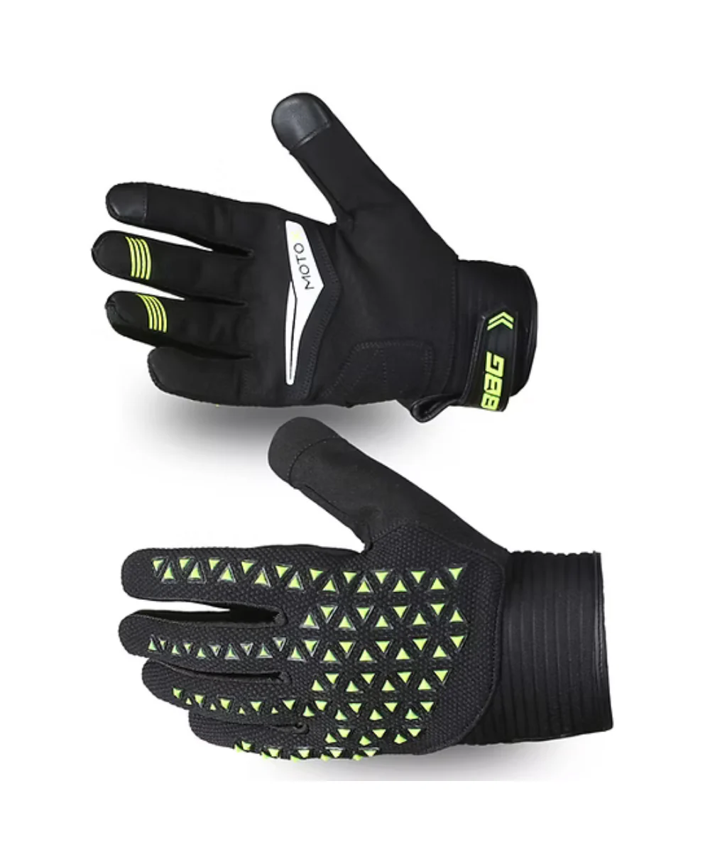 BBG Motocross Riding Gloves - Neon - Image 2