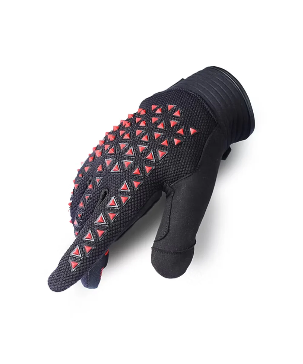 BBG Motocross Riding Gloves - Red - Image 4