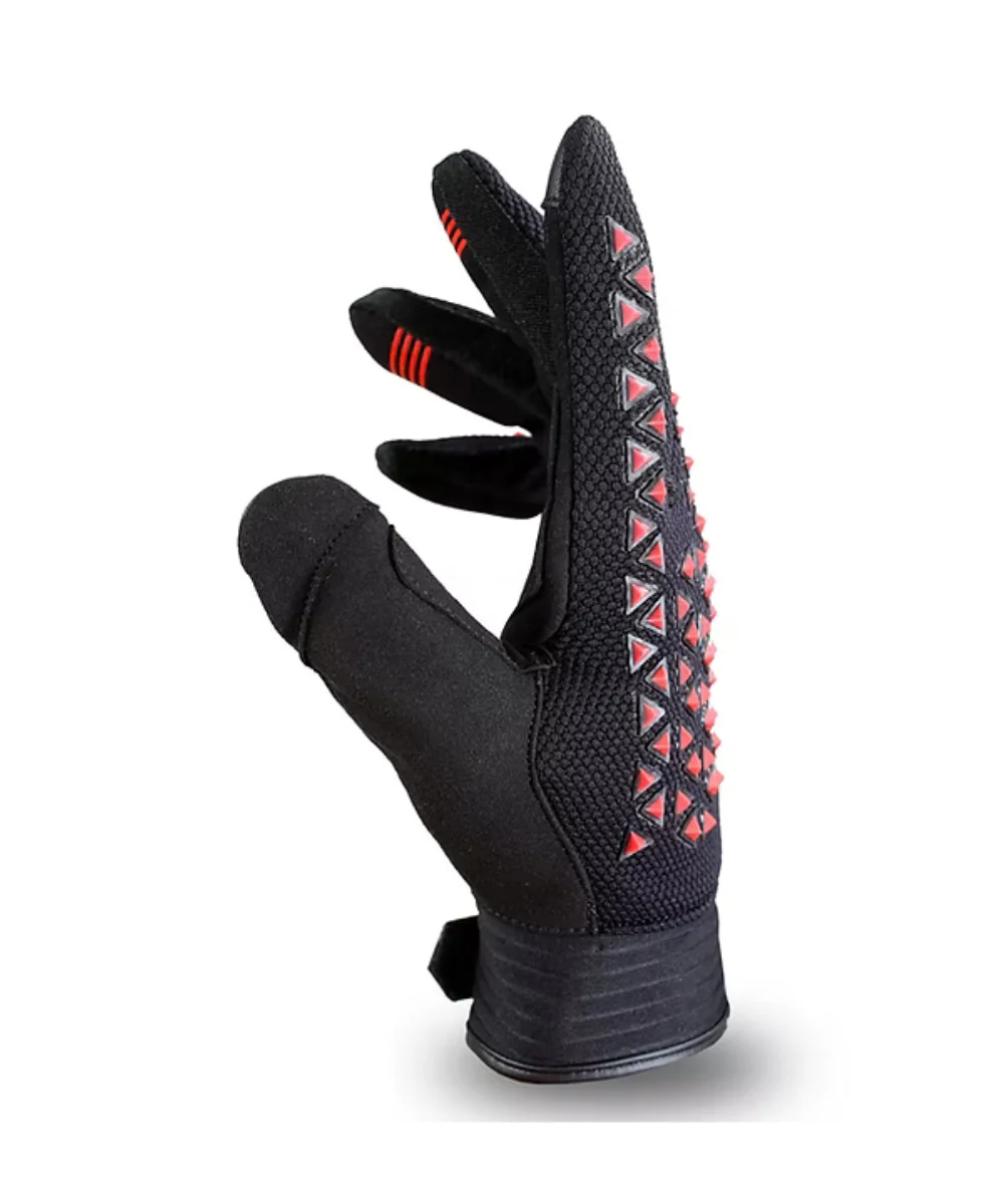 BBG Motocross Riding Gloves - Red - Image 5