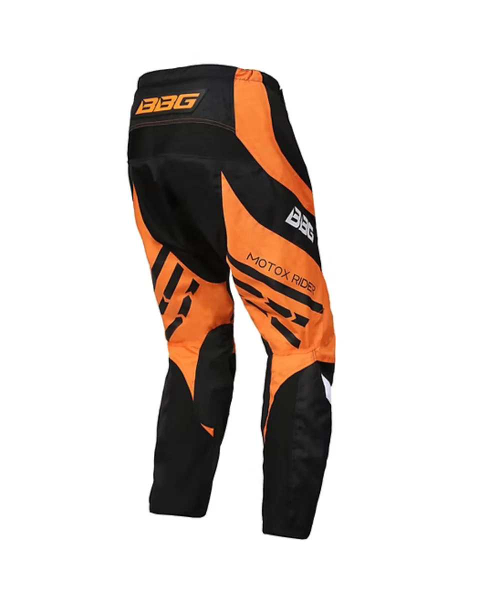 BBG Motocross Riding Pant - Orange - Image 3
