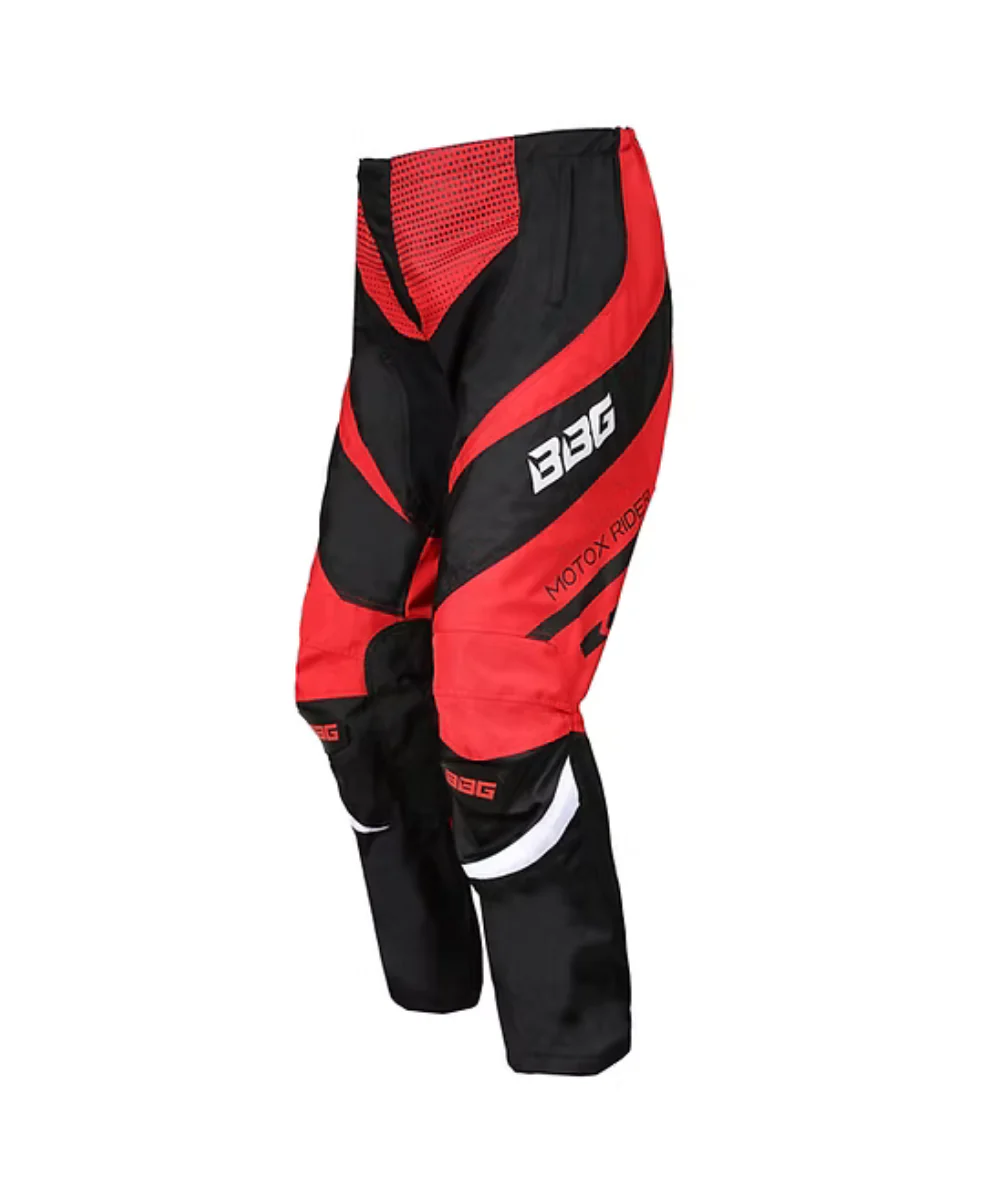 BBG Motocross Riding Pant - Red - Image 2