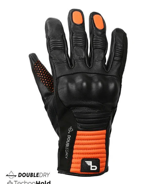Bikeratti Meridian Waterproof Riding Gloves - Orange