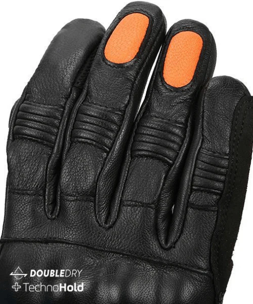 Bikeratti Meridian Waterproof Riding Gloves - Orange - Image 5