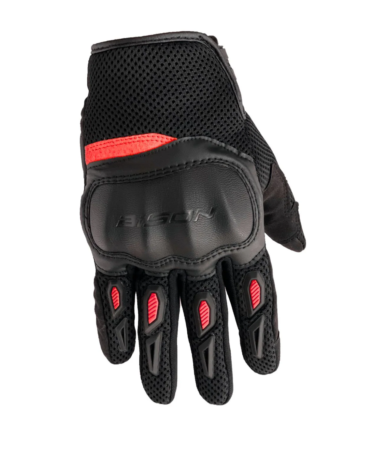 Bison ProGear Acer Riding Gloves - Black Red - Image 3