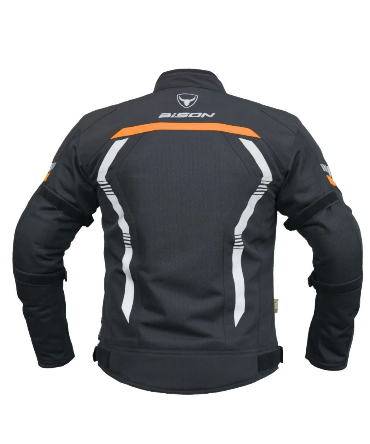 Bison ProGear Air Pro Riding Jacket - Black Orange - Image 4