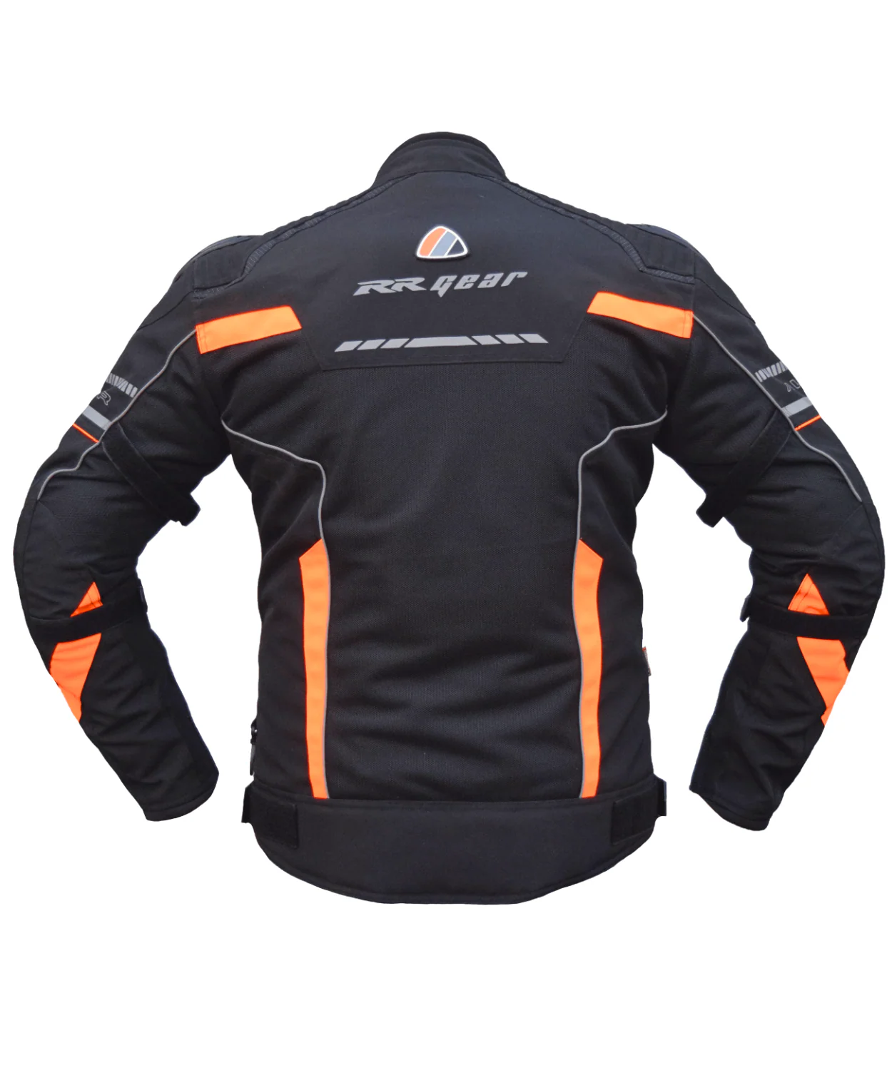 Bison ProGear Avatar V.2 Riding Jacket - Black Hi-Viz Orange - Image 4