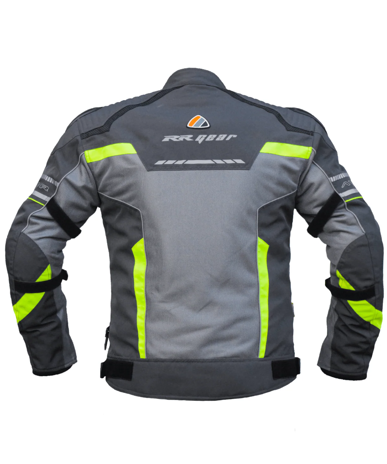 Bison ProGear Avatar V.2 Riding Jacket - Grey Hi-Viz Green - Image 3