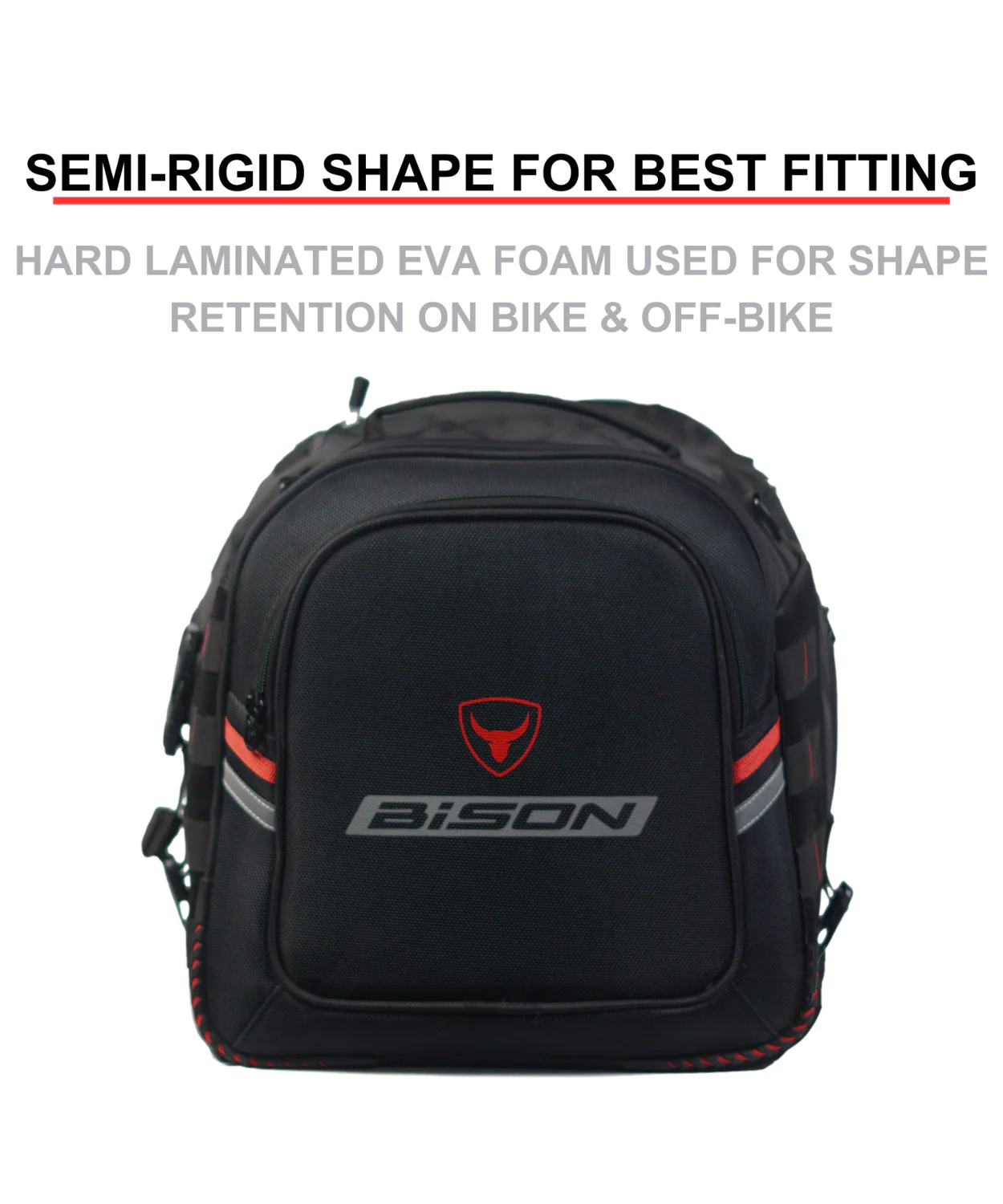 Bison ProGear Camper 50L Tail Bag - Black - Image 3