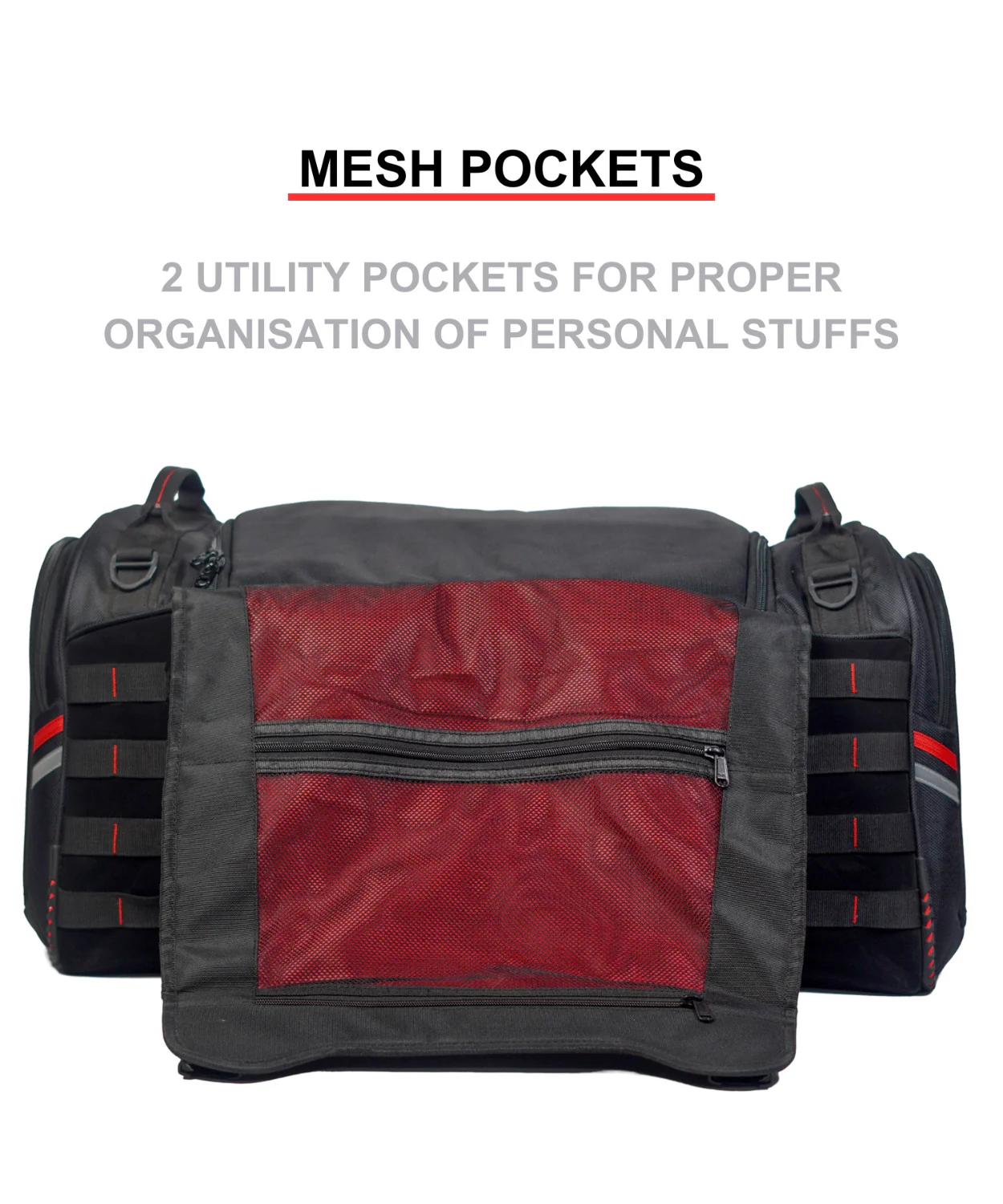 Bison ProGear Camper 50L Tail Bag - Black - Image 6