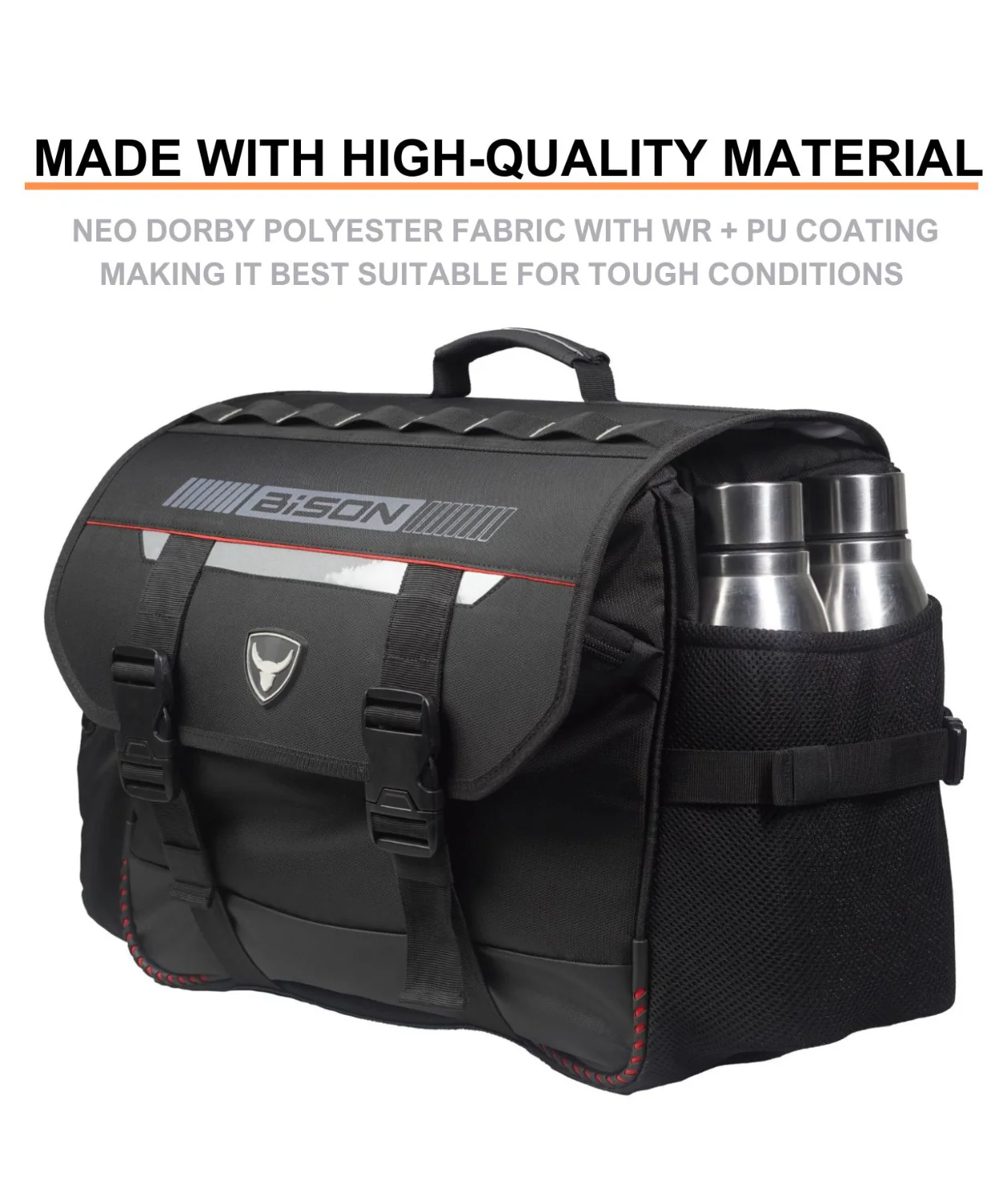 Bison ProGear Companion Saddle Bag - Black - Image 3