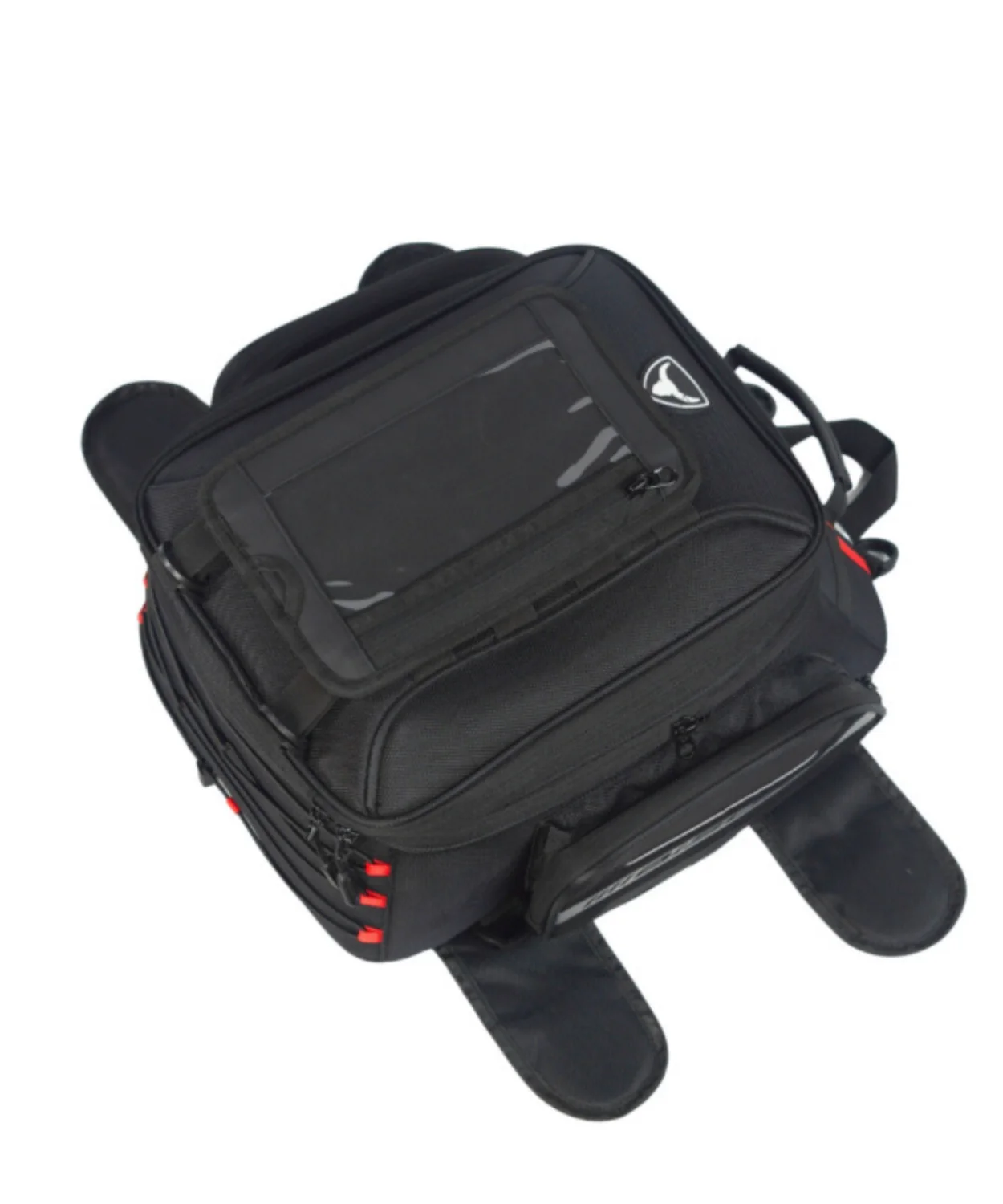 Bison ProGear Magnite Magnetic 28L Tank Bag - Black Red - Image 3