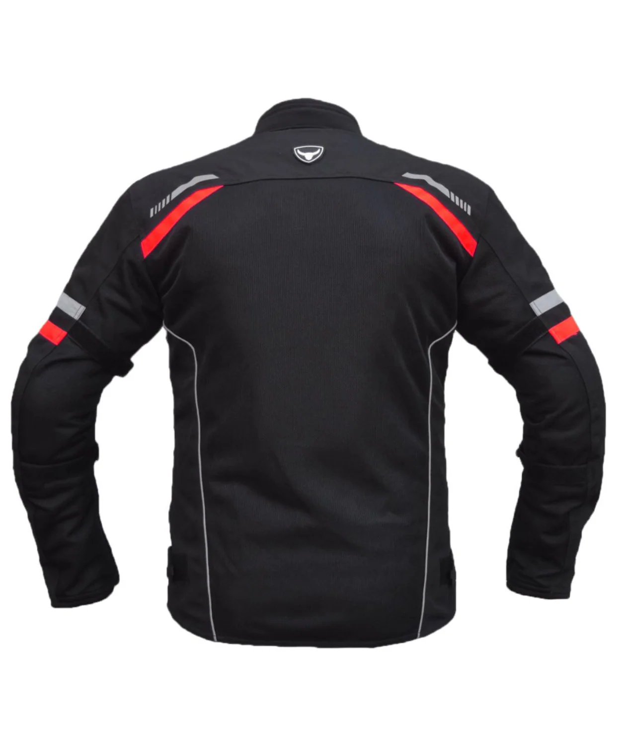 Bison ProGear Raptor V.2 Riding Jacket - Black Red - Image 3