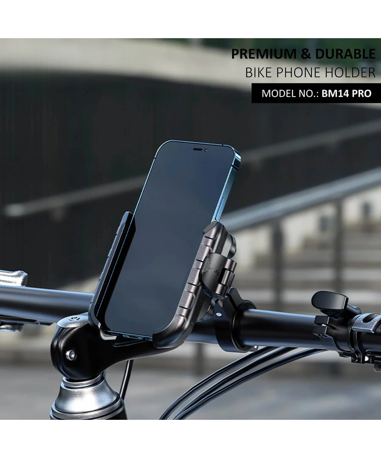 BOBO BM14 Pro X Motorcycle Mobile Mount with Quick Relesase and Pro X Vibration Controller - Image 6