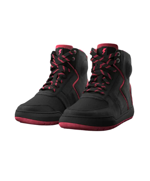 Clan Stealth with CE Protectors Waterproof Riding Boot - Red - Image 9