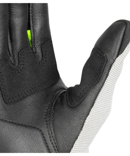 Cramster Breezer Gloves - Light Grey Hi Viz Green - Image 3