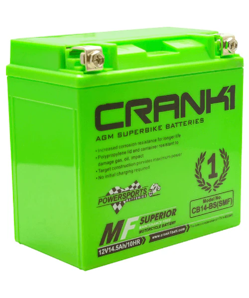 Crank1 Battery - CB14-BS(SMF) - Image 2