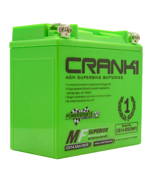Crank1 Battery For BMW R-Nine TCB14-BS - Image 4
