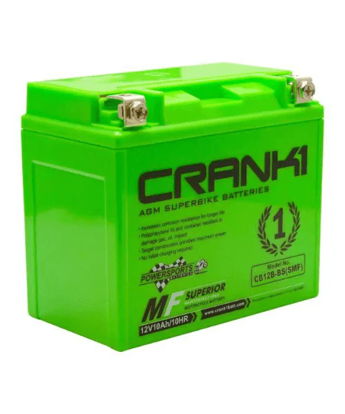 Crank1 Battery For Ducati Scrambler 800CC-CB12B-BS - Image 3