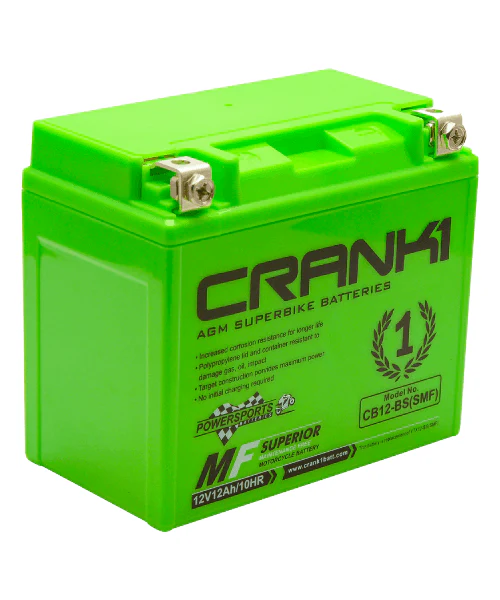 Crank1 Battery For Triumph Thruxton 865CC 2009-2016 -CB12-BS - Image 2