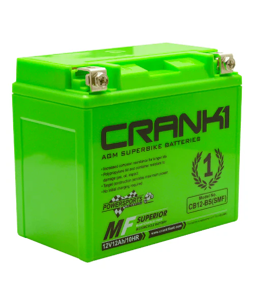 Crank1 Battery For Triumph Thruxton 865CC 2009-2016 -CB12-BS - Image 5
