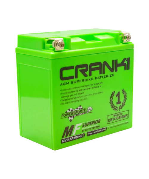 Crank1 Battery For Triumph Tiger (2013-2018) - CB14-BS - Image 2
