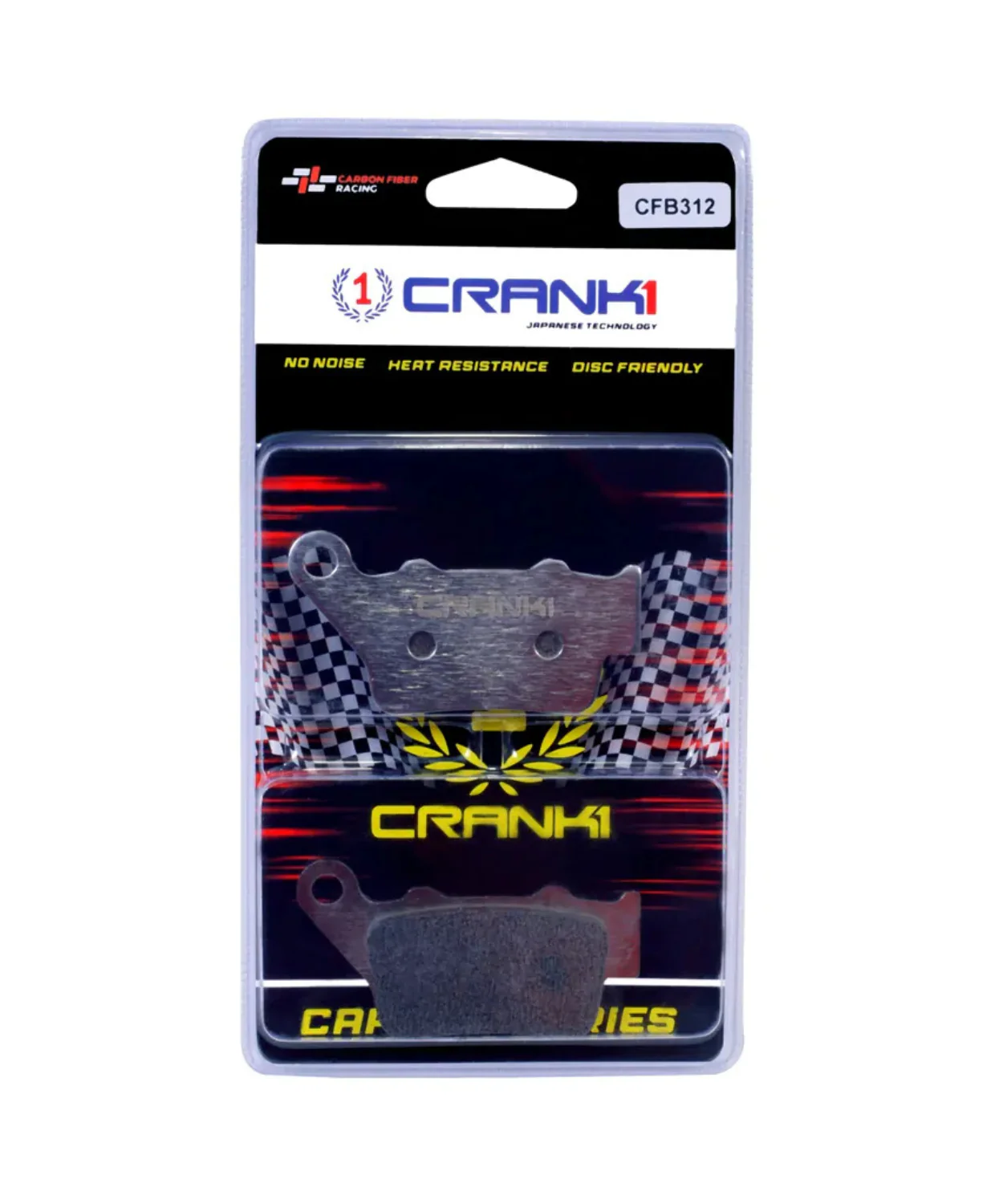 Crank1 Carbon Brake Pads for Ducati Monster 797 (2017 - 2018) - Image 2