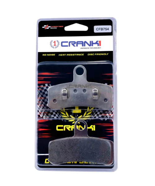 Crank1 Carbon Brake Pads for Harley Davidson Dyna Fat Bob (2008-2017)
