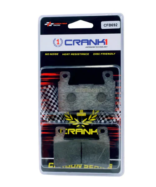 Crank1 Carbon Brake Pads for Harley Davidson Softail Fat Boy (2018 Onwards) - Image 3