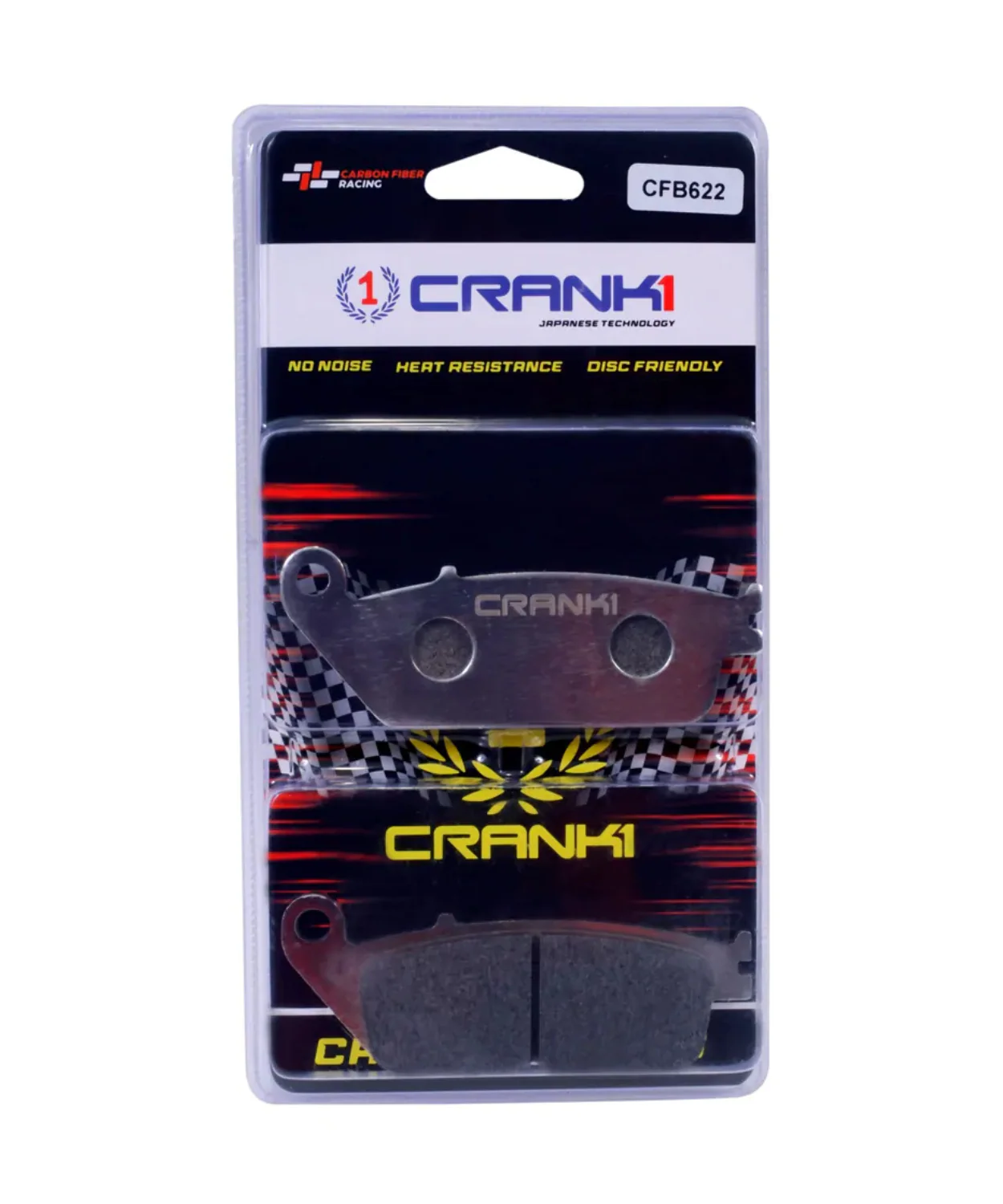 Crank1 Carbon Brake Pads for Kawasaki Ninja 650 - Image 2